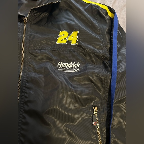 NASCAR Jeff Gordon DuPont Racing 90’s Vintage Jacket Black Full Zip Men XL EUC - Picture 5 of 14